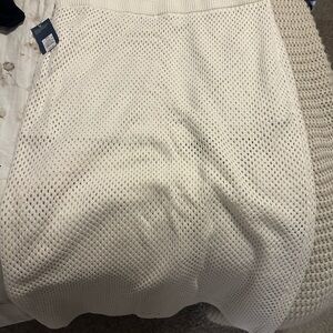 Target Cream Knit Skirt